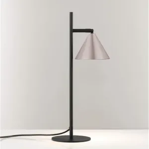 Lampe à Poser CONICO Noir et Or - Design Nova Luce