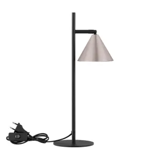 Lampe à Poser CONICO Noir et Or - Design Nova Luce