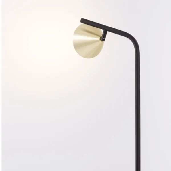Lampadaire Design CONICO Noir et Or - Nova Luce