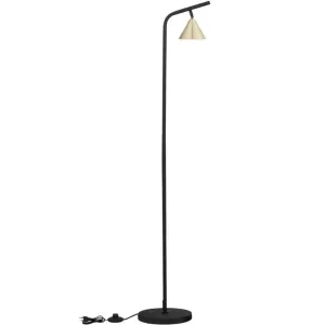 Lampadaire Design CONICO Noir et Or - Nova Luce