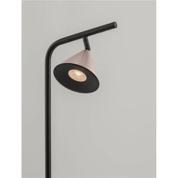 Lampadaire Design CONICO Noir et Or - Nova Luce