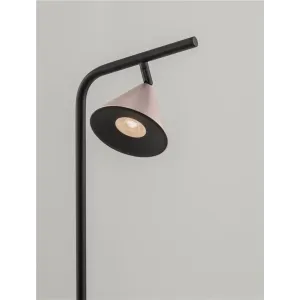 Lampadaire Design CONICO Noir et Or - Nova Luce