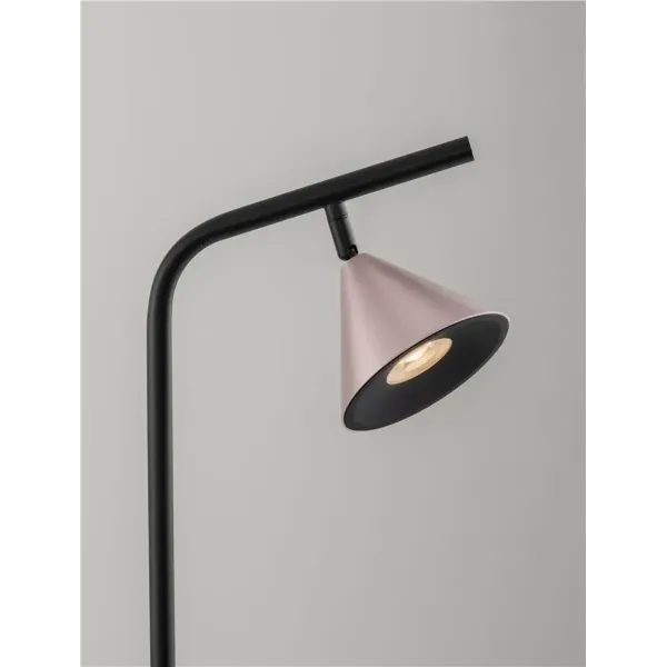 Lampadaire Design CONICO Noir et Or - Nova Luce