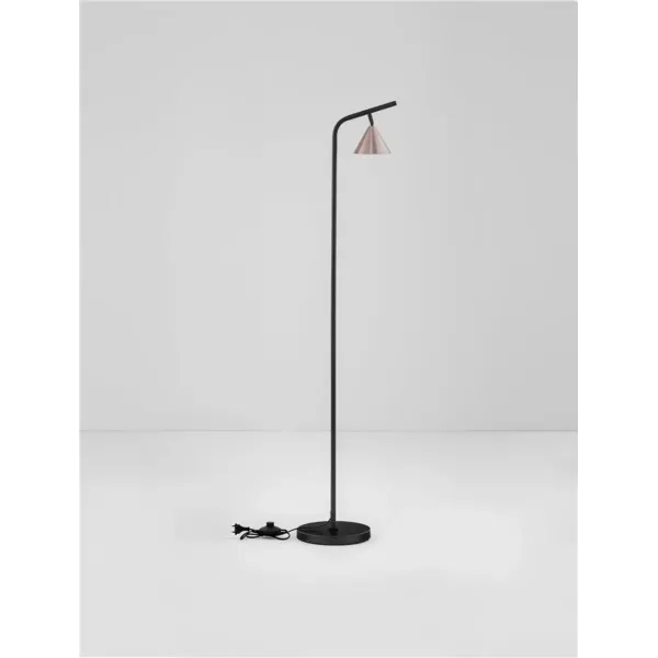 Lampadaire Design CONICO Noir et Or - Nova Luce