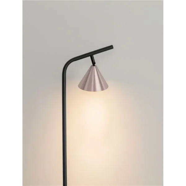 Lampadaire Design CONICO Noir et Or - Nova Luce