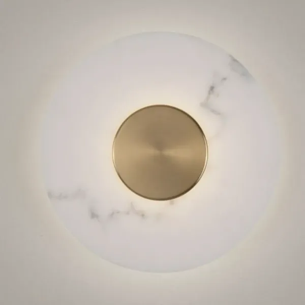Applique Murale MARZIO en Albâtre Véritable - Nova Luce Design