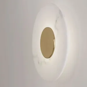 Applique Murale MARZIO en Albâtre Véritable - Nova Luce Design