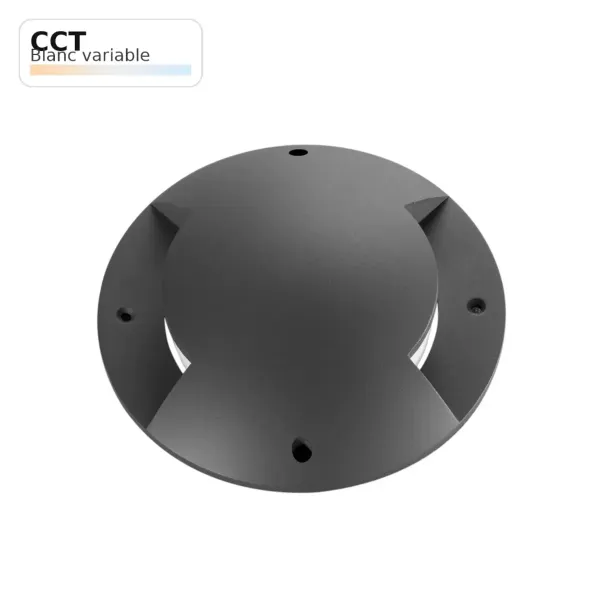 Spot de Sol LED 12W 21cm INTEC GROUND - CCT Switchable | Fan Europe