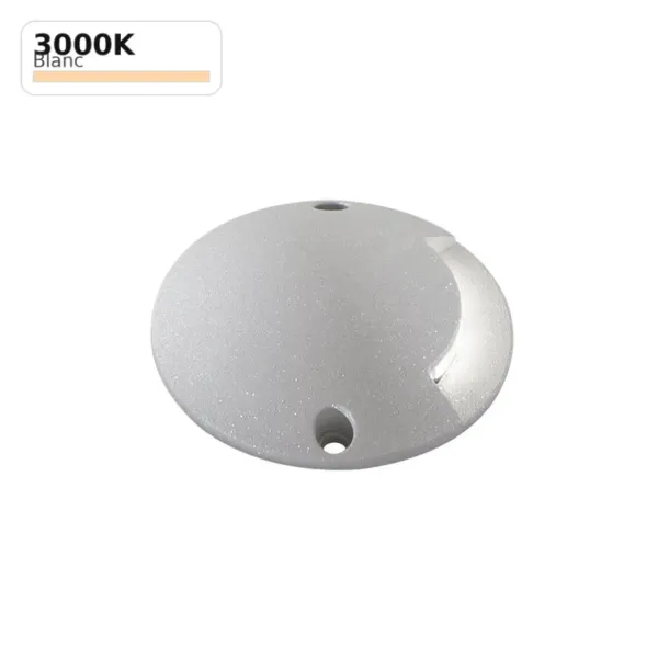 Spot LED Encastrable Sol ELMO 0.5W DC24V Argent 3000K 4000K | Fan Europe