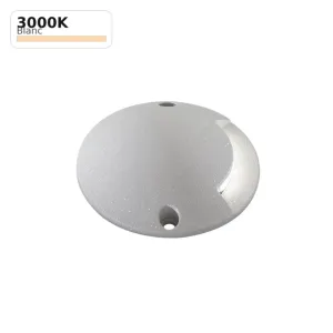 Spot LED Encastrable Sol ELMO 0.5W DC24V Argent 3000K 4000K | Fan Europe