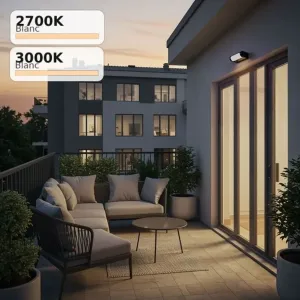 Applique Orientable ROX Nova Luce Noir/Corten | 2700K 3000K