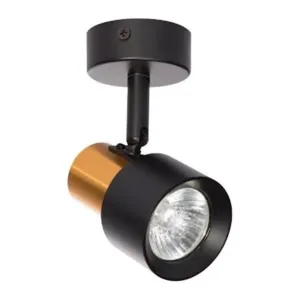 Kinkiet GU10 LED Katia Noir - Applique Murale Orientable 60mm