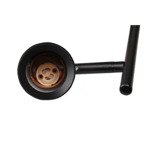 Kinkiet GU10 LED Katia Noir - Applique Murale Orientable 60mm