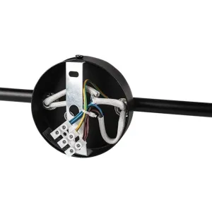 Kinkiet GU10 LED Katia Noir - Applique Murale Orientable 60mm