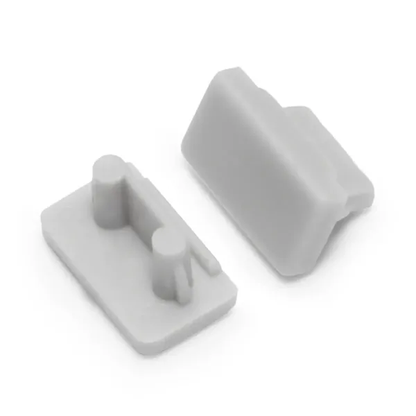 Terminaison pour Profilé LED Fin8 Gris