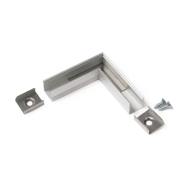 Angle anodise pour profilé fin10 Techled