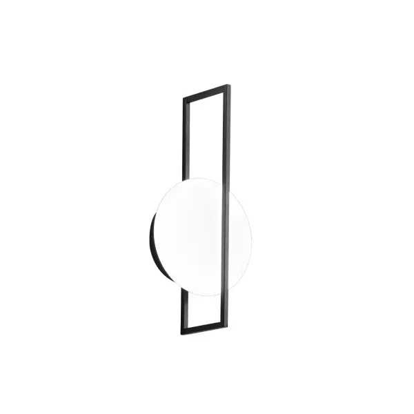 Applique LED FOBOS Noir 12W CCT Variable | Fan Europe Lighting