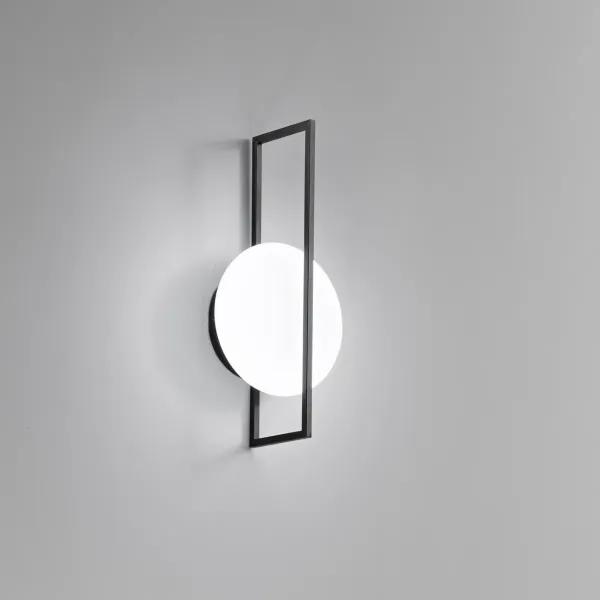 Applique LED FOBOS Noir 12W CCT Variable | Fan Europe Lighting