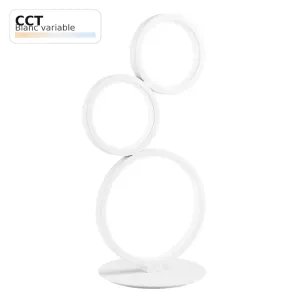 Lampe à poser LED Fredy 15W Blanc - CCT Réglable - Design Moderne | Fan Europe 2