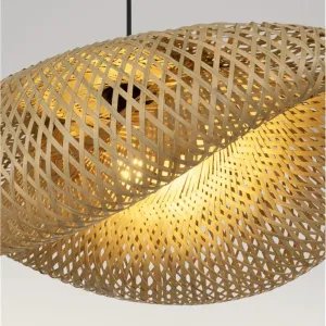 Suspension Bambou Naturel ADALINE - Nova Luce | Design Boho