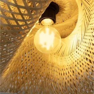 Suspension Bambou Naturel ADALINE - Nova Luce | Design Boho