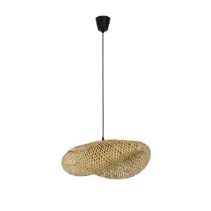 Suspension Bambou Naturel ADALINE - Nova Luce | Design Boho