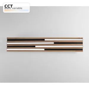 Plafoniera LED KUMA Bois 24W CCT (80x15cm) | Fan Europe Lighting