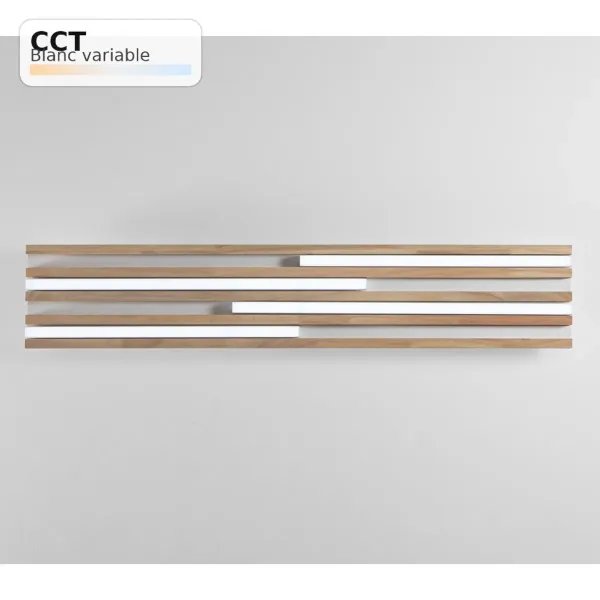 Plafoniera LED KUMA Bois 24W CCT (80x15cm) | Fan Europe Lighting
