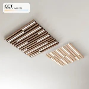 Plafoniera LED KUMA en Bois | Fan Europe Lighting | CCT & Design