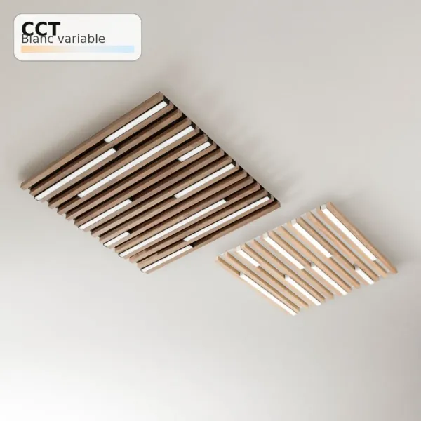 Plafoniera LED KUMA en Bois | Fan Europe Lighting | CCT & Design