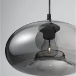 Suspension SAVAZ Nova Luce 9726482 | Luminaire Design Chrome & Noir