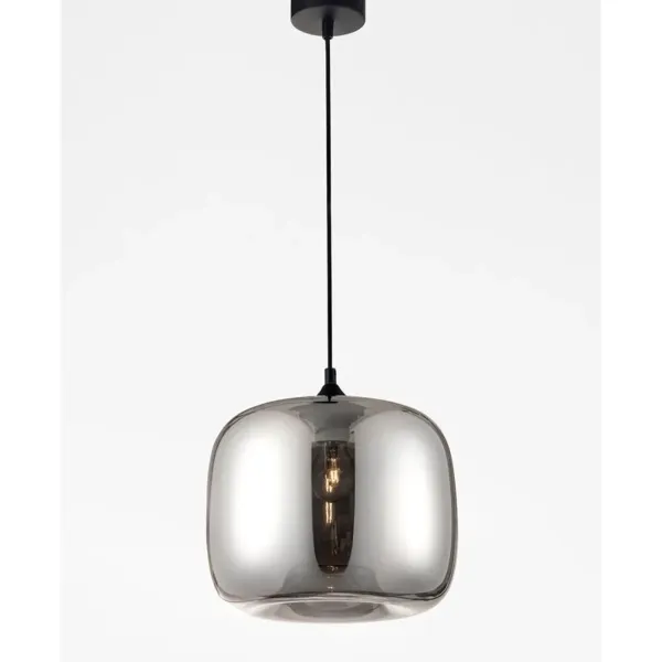 Suspension Design SAVAZ Nova Luce 9726483 | Verre Chromé Ø28cm