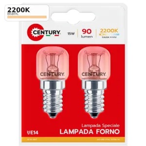 Ampoule Four E14 15W Haute Température 300°C | Century Italia