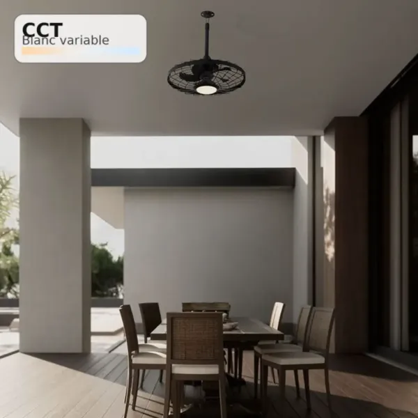 Ventilateur Plafond IP44 BRIZZY Nova Luce 9952396 | Extérieur & Salle de Bain