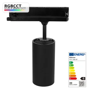 Projecteur Rail LED 30W RGB+CCT MiBoxer | Contrôle Sans Fil