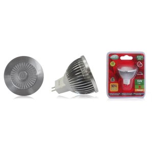 LED DIM 5W GU5.3 COB - RED 75° BLI 2