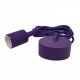 Suspension Douille Silicone E27 Violet