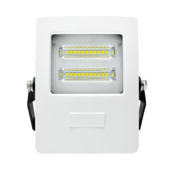 PROJECTEUR LED Plat Blanc 230 V 10 WATT IP65 6000°K