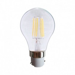 Ampoule LED COB Filament Bulb B22 - Transparent Claire - Filament 8W 2700°K Blister