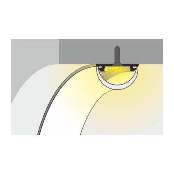Profile LED Courbe ALU Anodisé 1000mm