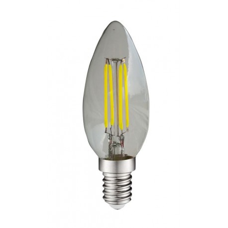 Ampoule LED DIM COB Filament Flamme E14 - Claire - 4W 2700°K Boite