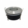 SUPPORT DE SPOT Etanche ROND Aluminium 82mm