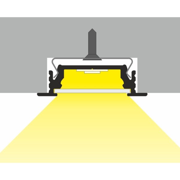 Profile LED Rainure14 ALU Anodisé 1000mm
