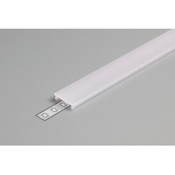 Diffuseur Clip 19.2mm - Blanc - 2000mm