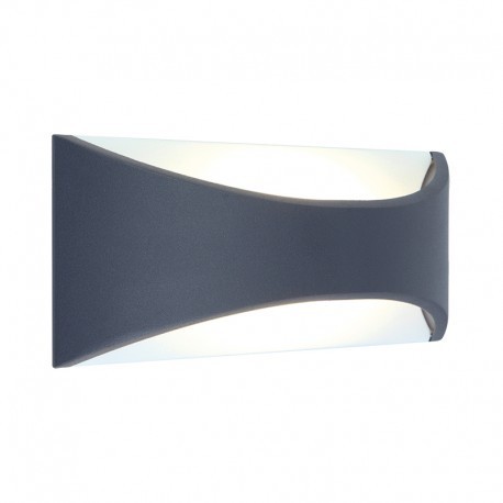 Applique murale LED 6W - Gris Anthracite - 3000°K - IP65