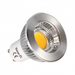 Ampoule LED DIM COB Aluminium 5W GU10 3000°K 75° Boite