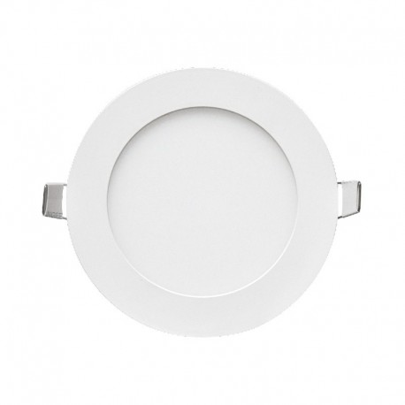 LED PLAFOND BLANC DIAM 120 ROND 6 Watt 6000°K