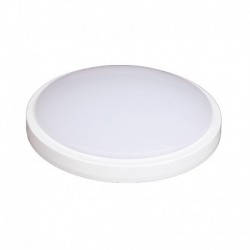 Plafonnier LED rond 280mm 230V 18W 4000K IP65 avec detecteur