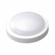 Plafonnier LED rond 190mm 230V 12W 4000K IP65 avec detecteur