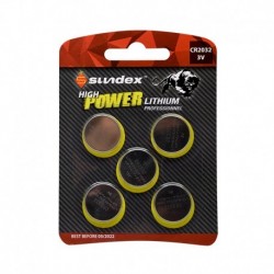 Piles Lithium SUNDEX CR2032 Pack de 5x 3V Blister